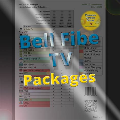 bell fibe chanel|Bell Fibe channel packages.